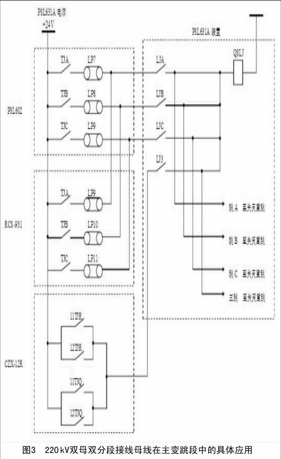 220kv双母双分段接线母线保护分析