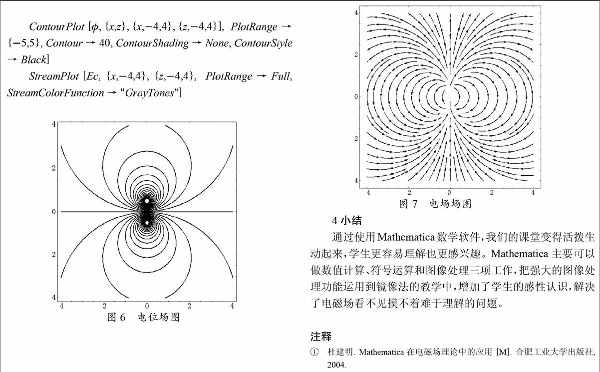 mathematica在电磁场理论镜像法中的应用