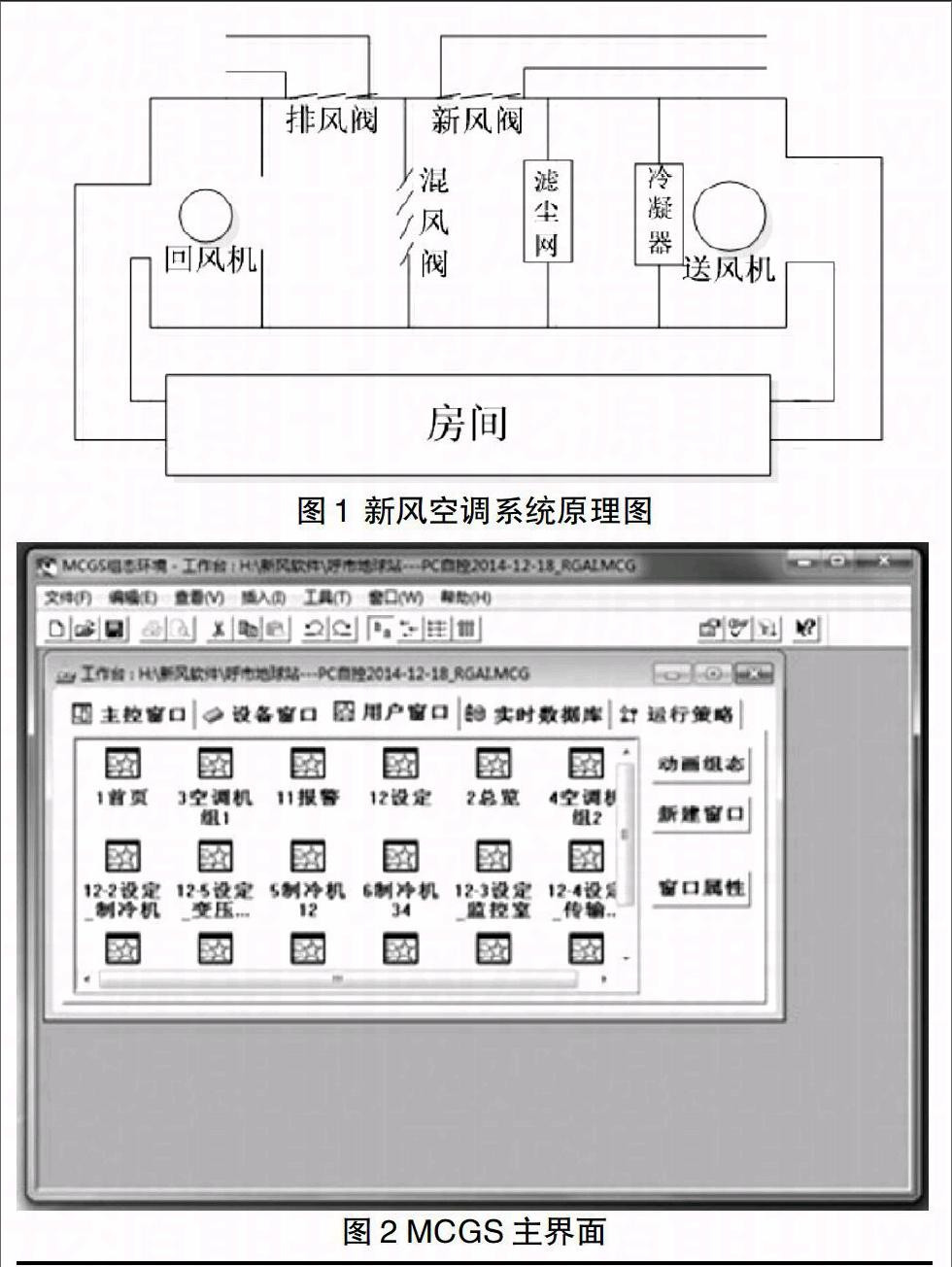 基于mcgs组态软件以及plc的新风空调自动化系统