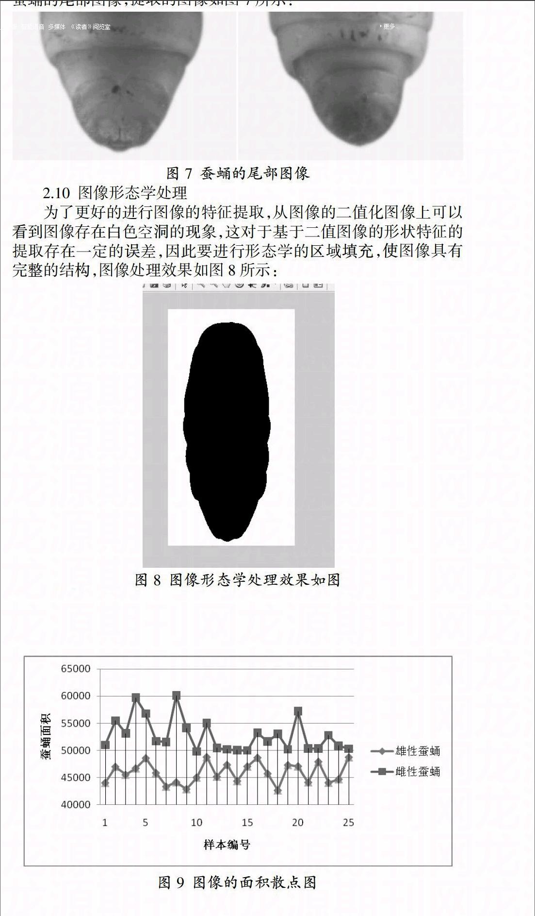 基于图像处理技术的蚕蛹性别识别应用研究*