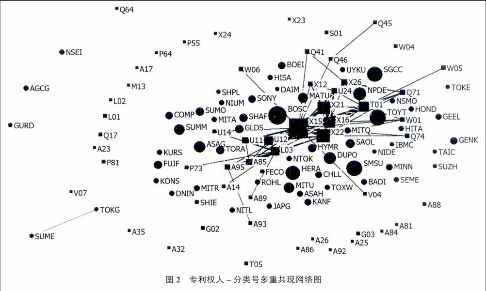 基于专利权人—分类号多重共现分析的全球专利布局研究