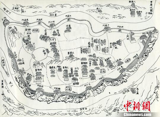19幅地图再现重庆城数百年变迁 最早至清乾隆时期