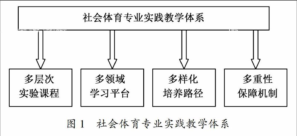 多重性保障机制为支撑架构的社会体育专业实践教学体系,提高社