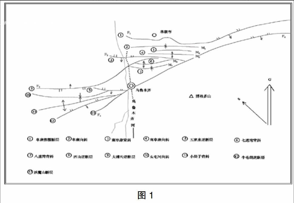 根据本区的构造形态,研究该区构造对煤层气生气量的控制作用,构造对