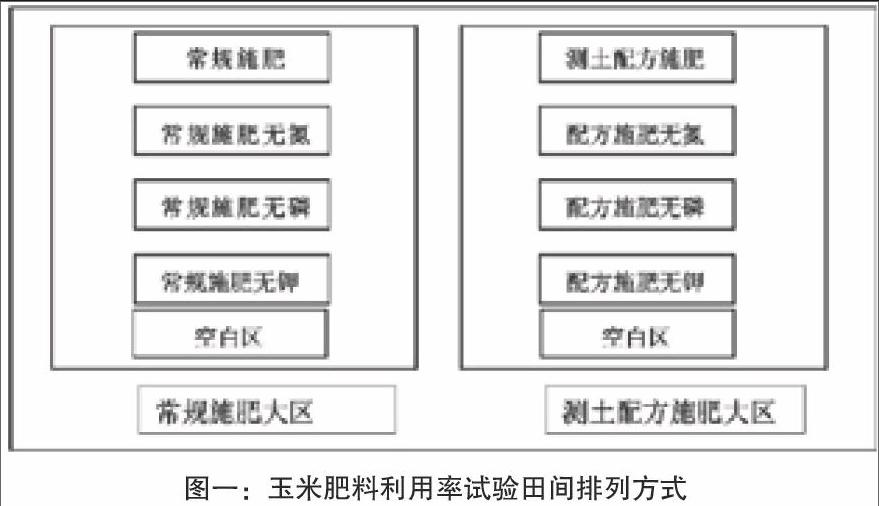 摘 要:根据玉米田间肥料利用率试验结果所示,与常规施肥相比,配方施肥