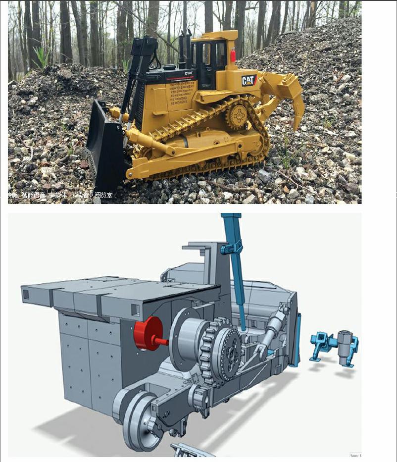 机械师用3d打印机制作了一台无比真实的推土机
