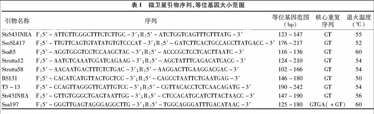 亚东鲑人工繁殖与野生群体的形态和微卫星多态性分析