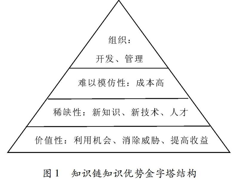 基于vrio框架的知识链知识优势研究