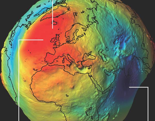 地球重力分布图