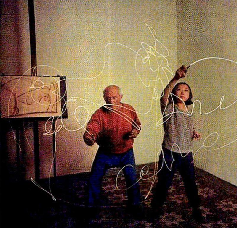 当毕加索玩起了光绘摄影