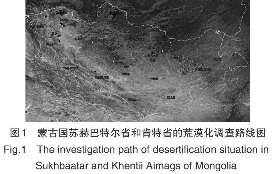 蒙古国苏赫巴特尔省和肯特省的荒漠化调查