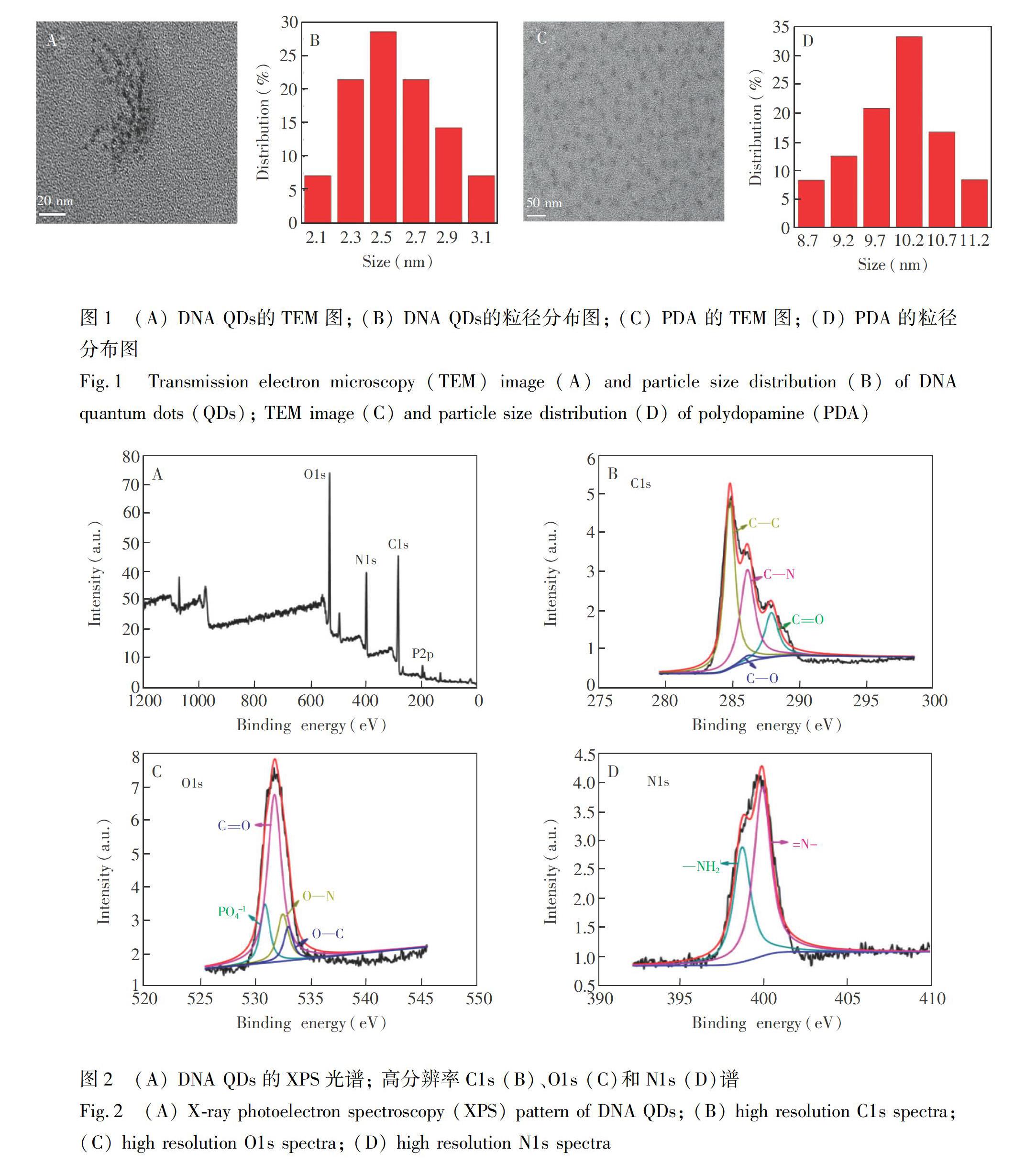 基于DNA QDs PDA荧光共振能量转移的半胱氨酸传感器 参考网