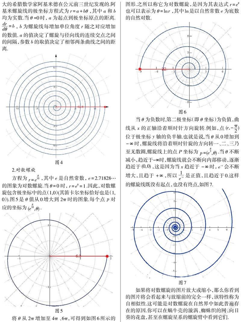 极坐标系中的奇妙曲线