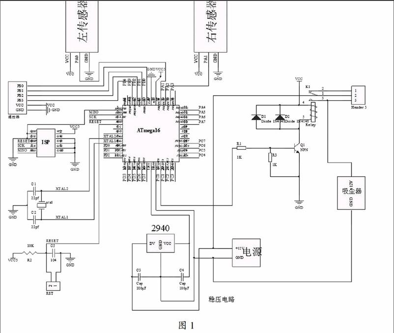 基于avr单片机的智能扫地机器人的设计