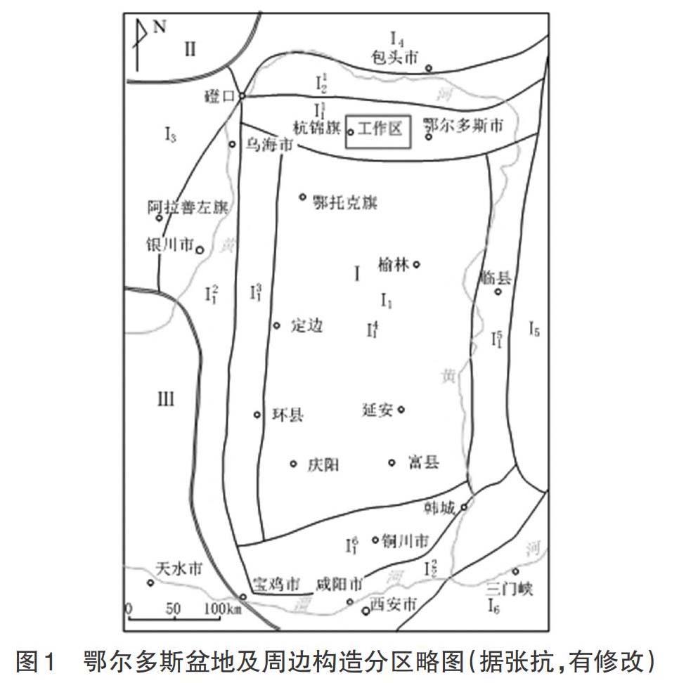 鄂尔多斯盆地构造单元图片