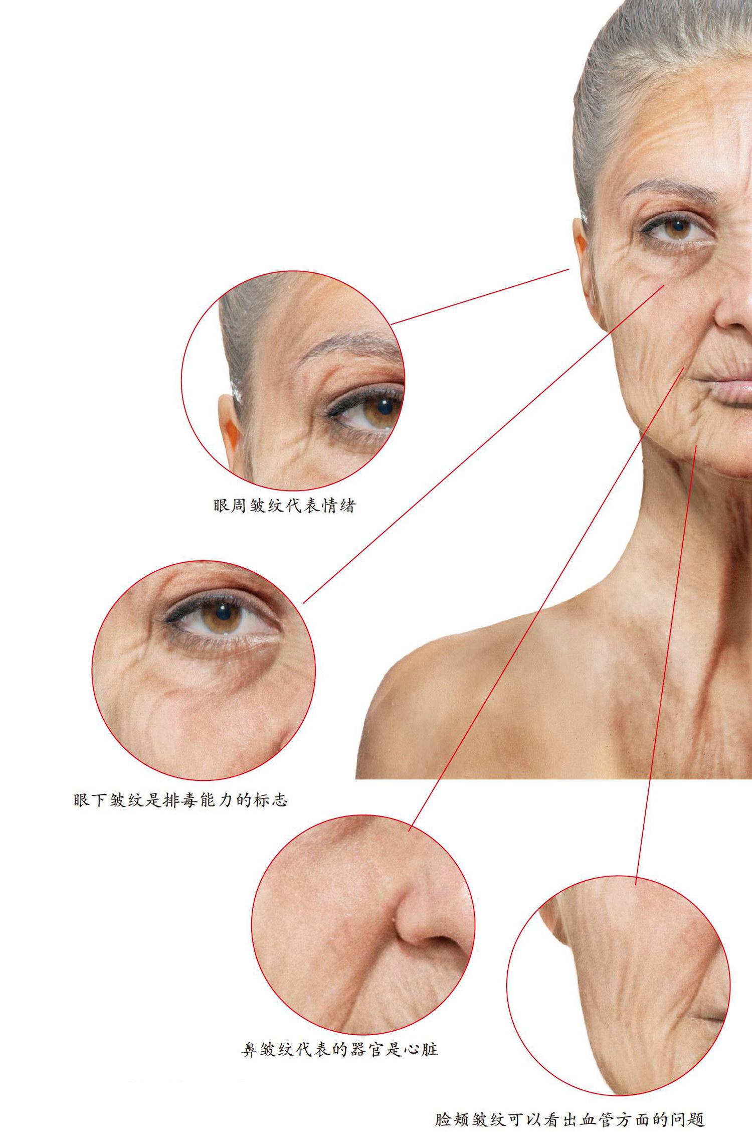 特写的脸皱老女人，衰老，皮肤护理概念高清摄影大图-千库网