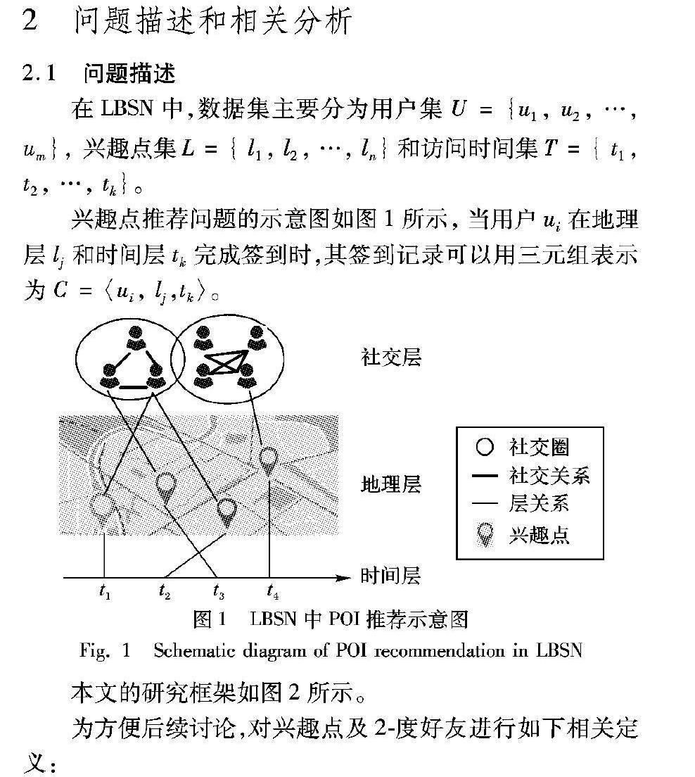 融合地点影响力的兴趣点推荐算法 参考网