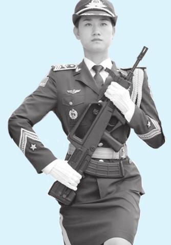 仪仗女兵赵颖图片