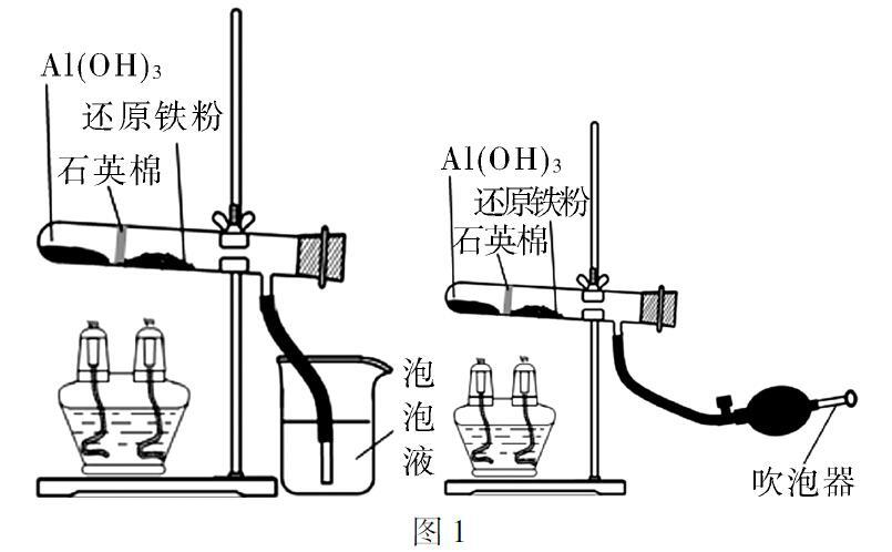 铁与水蒸气反应装置图图片