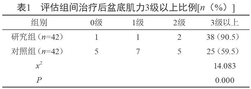 盆底肌康復治療對改善產婦產後盆底肌力的臨床分析