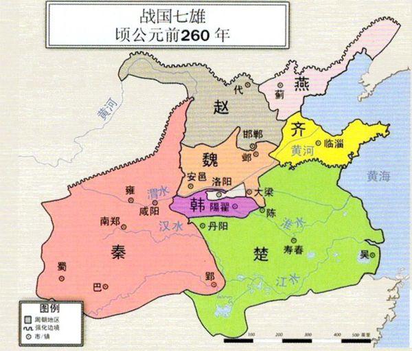 春秋战国地图 初期图片