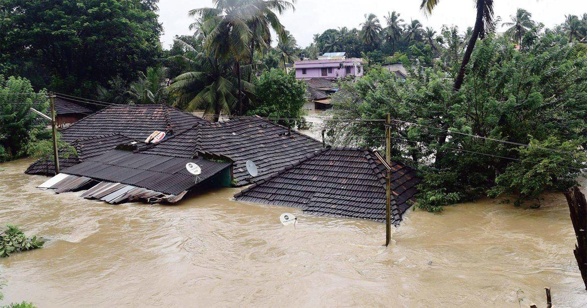 印度洪灾图片