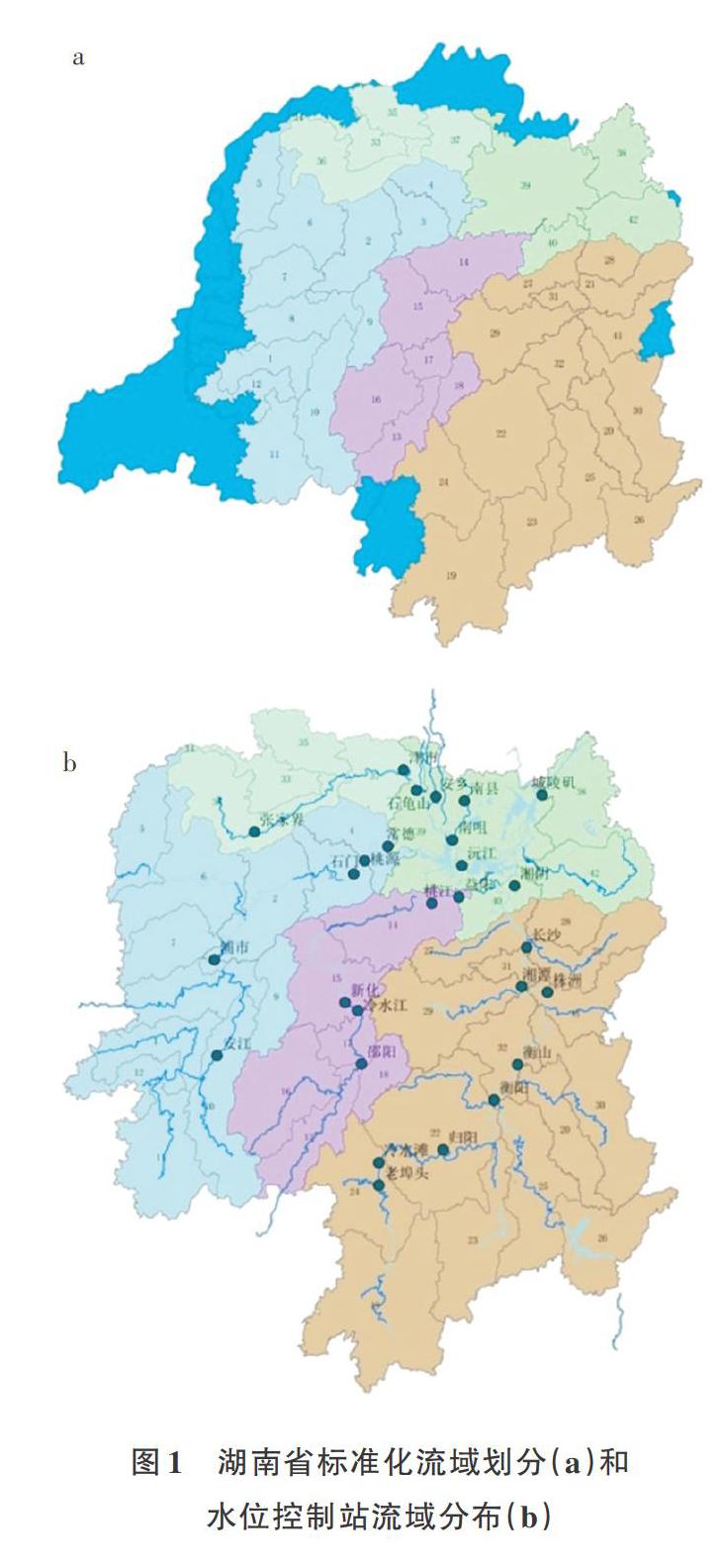 湖南河流水系分布地图图片