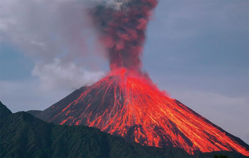 更活跃的火山喷发