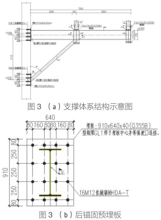 某後錨固大跨度懸挑鋼結構樓梯設計淺析