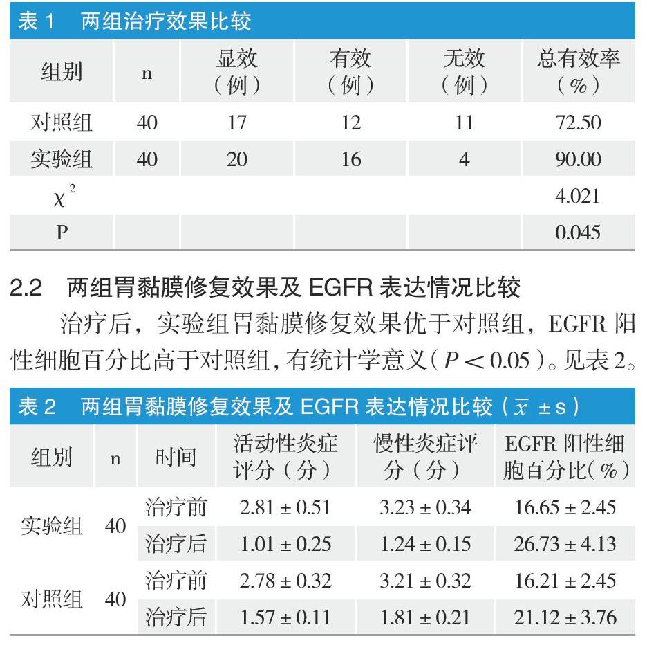 聯用雷貝拉唑和替普瑞酮治療慢性胃炎的藥學分析