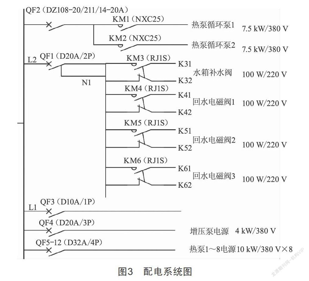 空气能热泵接线图图片