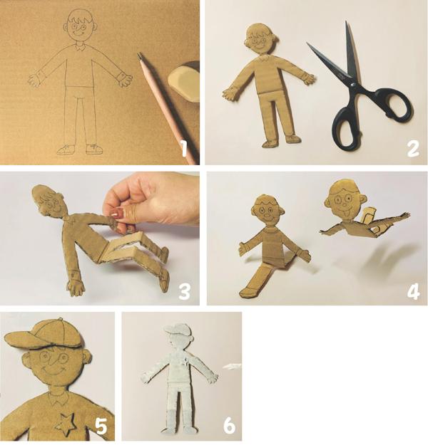 纸片小人制作方法图片