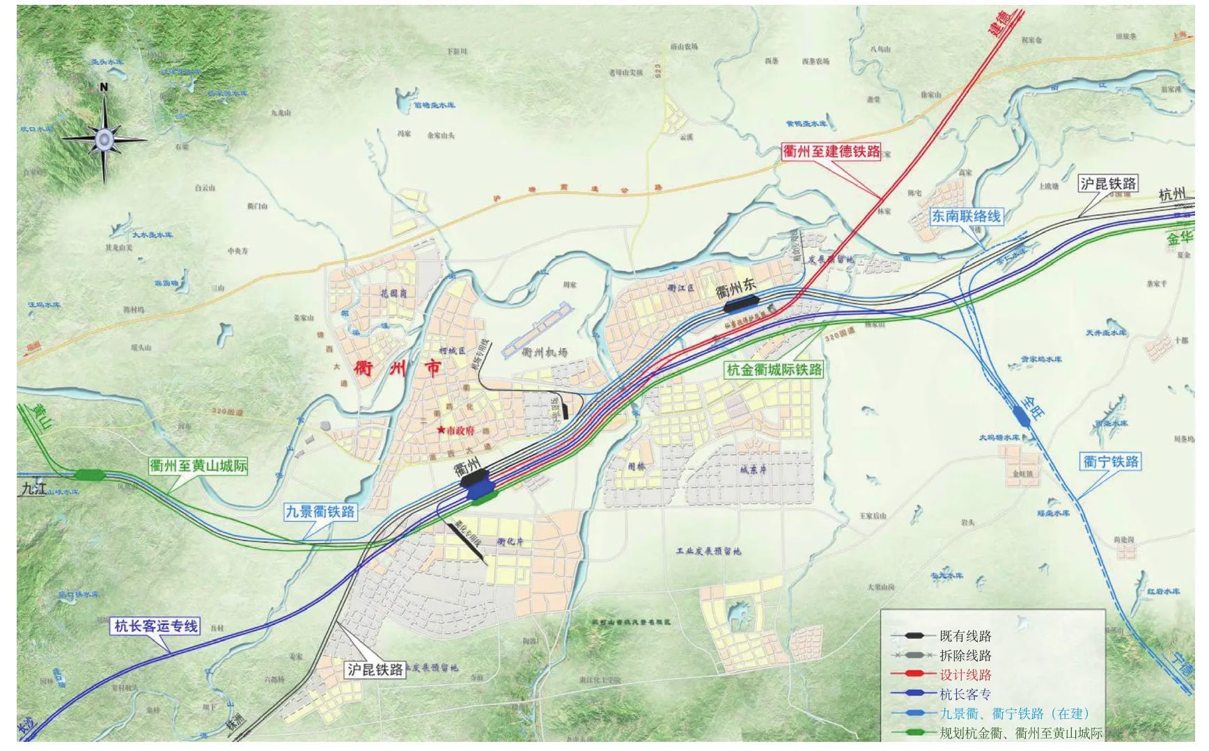 衢州黄山城际铁路规划图片