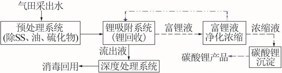 高硫高硬气田采出水提锂过程关键技术及应用 参考网